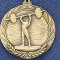 2.5" Stock Cast Medallion (Power Lifting 1)